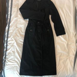 Black trench coat